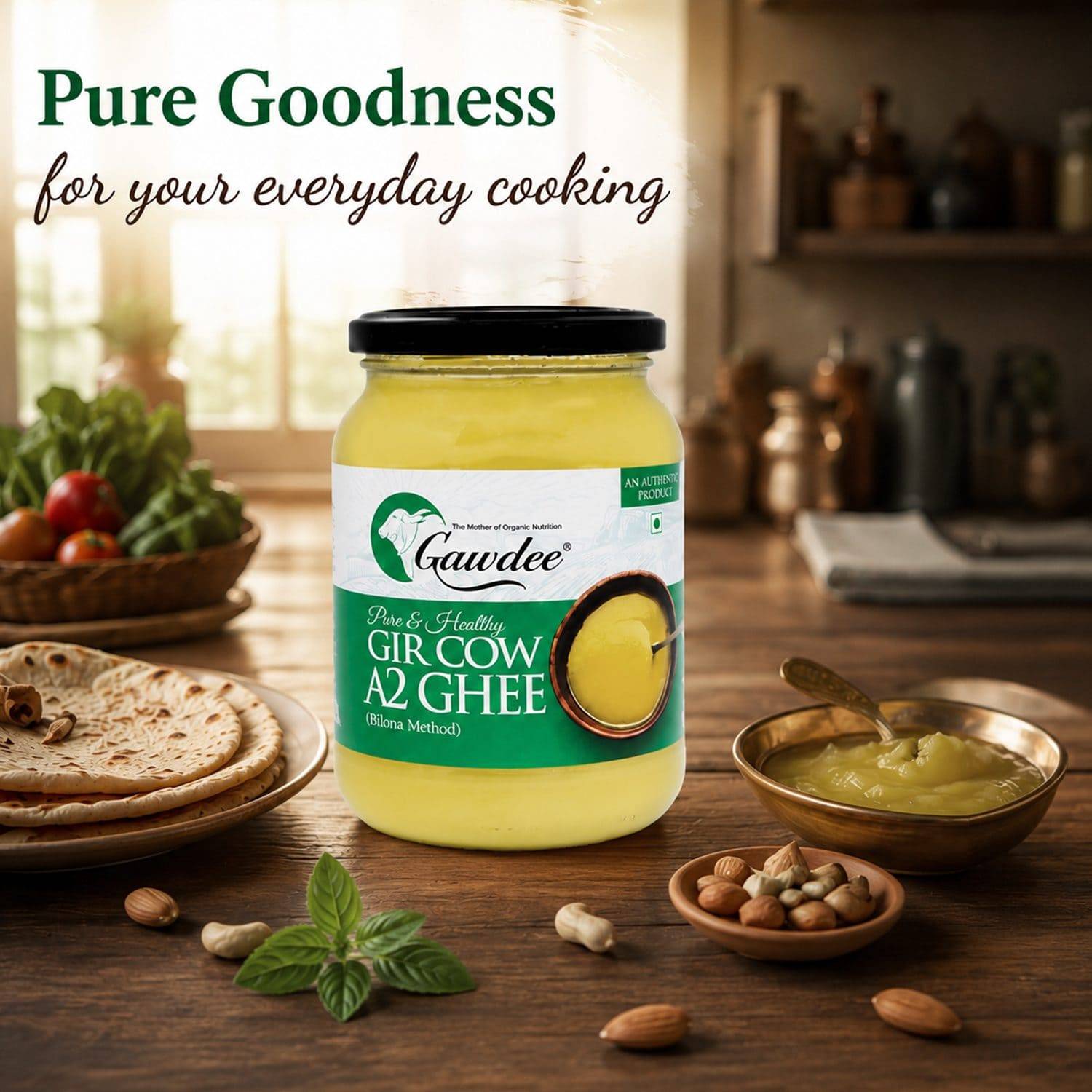 Gawdee Gir Cow A2 Ghee 500ml