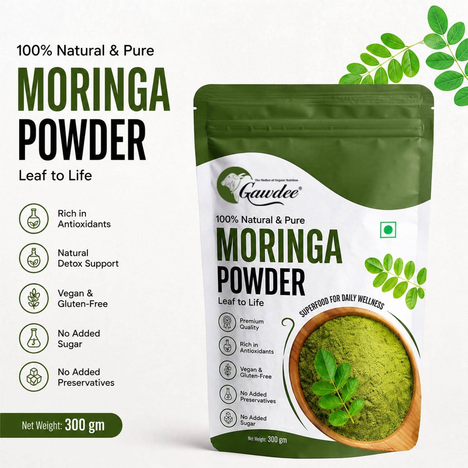 Gawdee Moringa Powder 300g